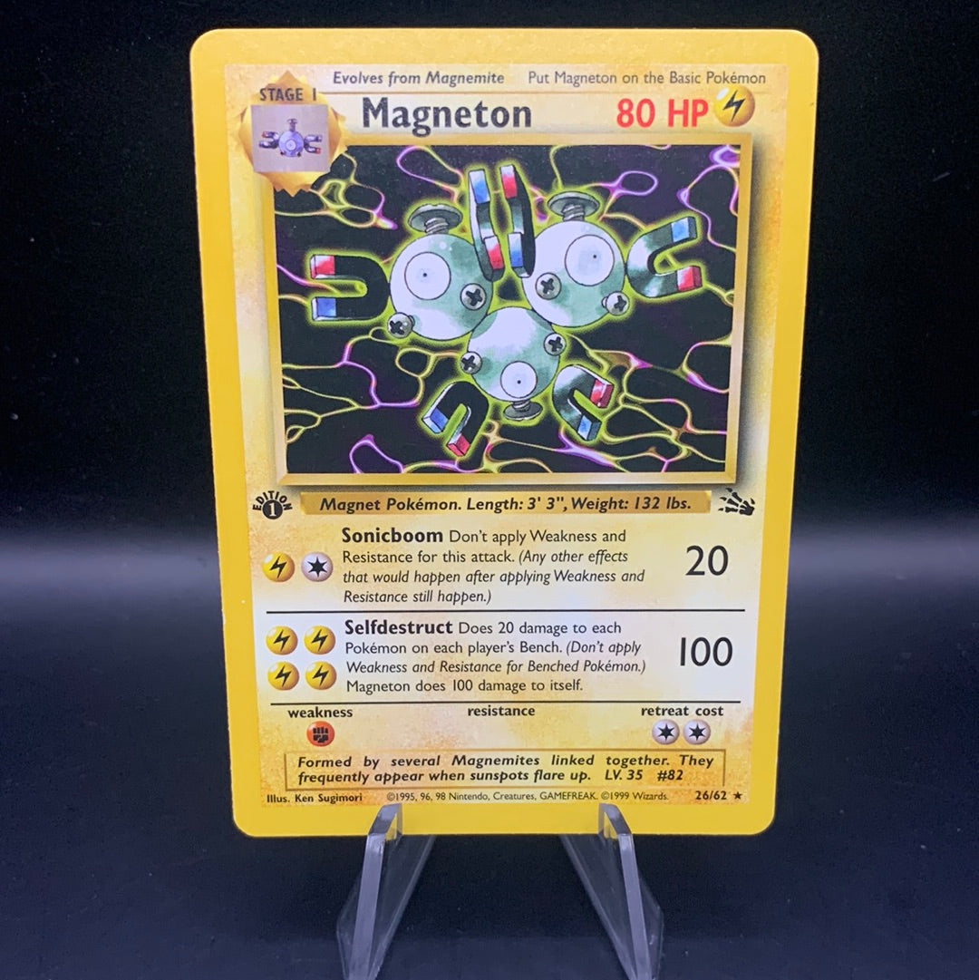 Top 1999 Pokemon card Magneton