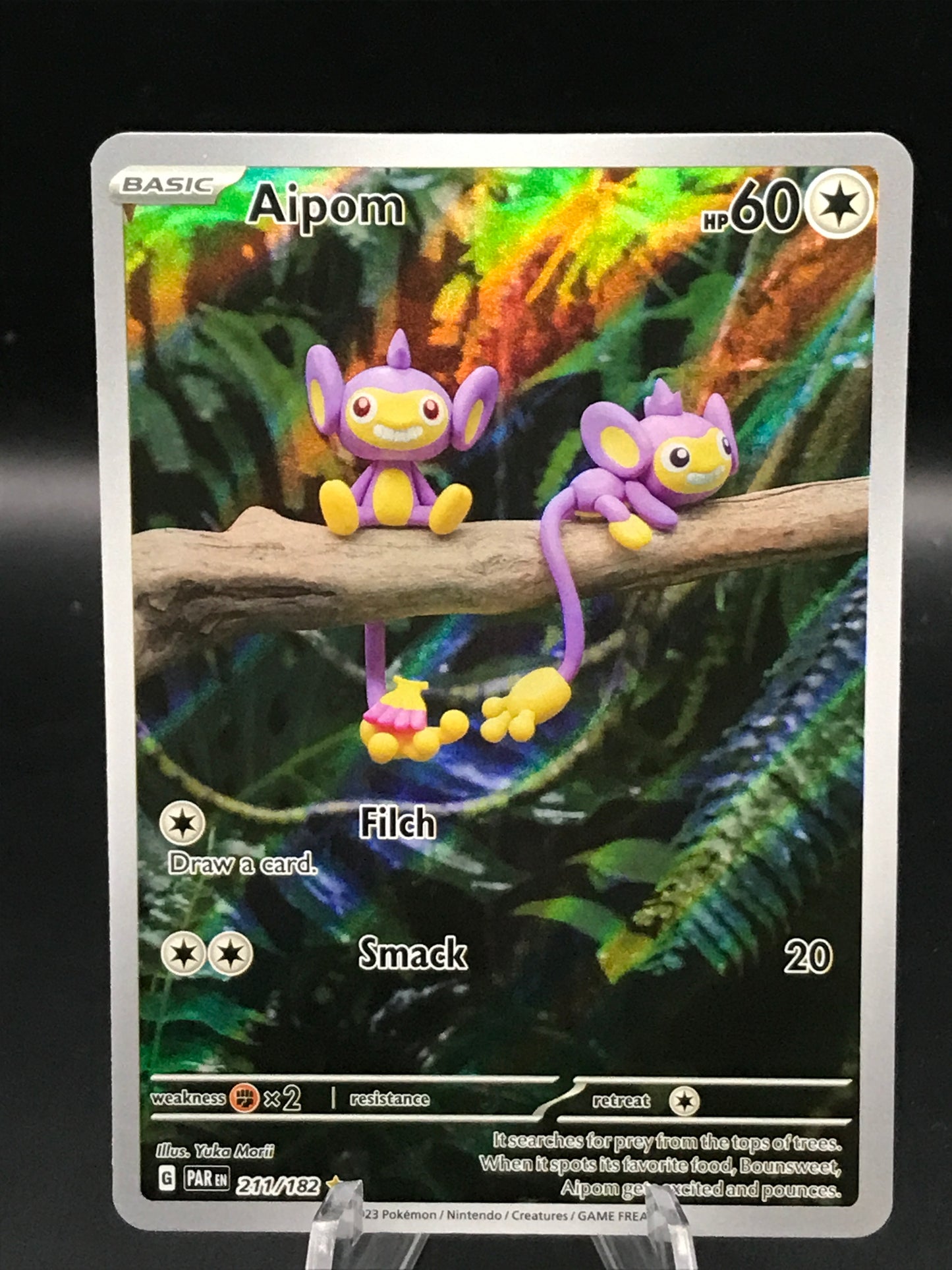 Pokemon TCG: 2023 Aipom 211/182 Paradox Rift