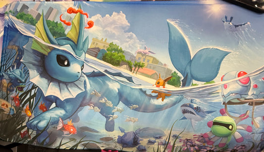 Vaporeon Pokemon Playmat