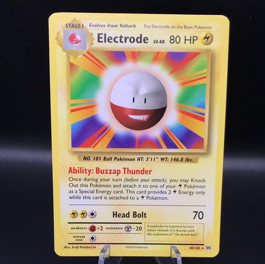 Pokémon TCG: 2016 Electrode 40/108 XY: Evolutions