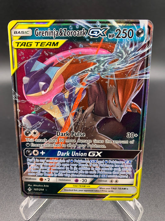 Pokémon TCG: 2019 Greninja & Zoroark GX 107/214 Unbroken Bond