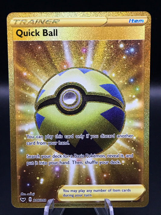 Pokémon TCG: 2020 Quick Ball 216/202 S&S: Sword & Shield