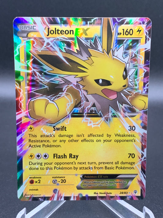 Pokemon TCG: 2016 Jolteon EX 28/83  XY: Generations