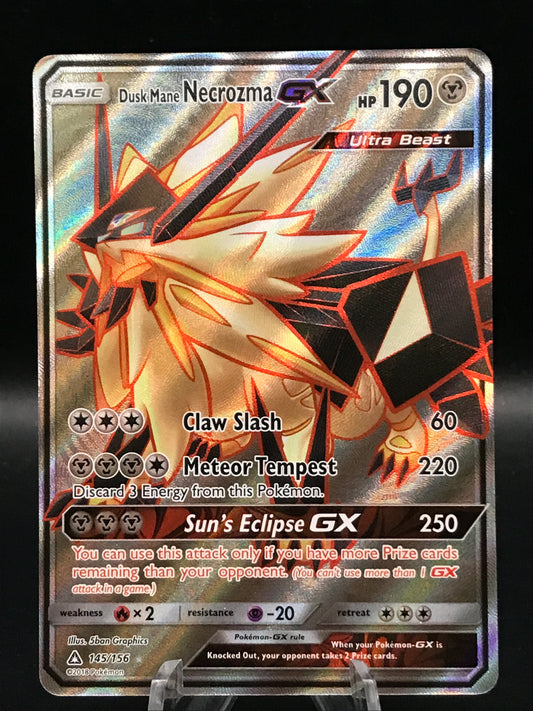 Pokémon TCG: 2018 Dusk Mane Necrozma GX 145/156 S&M: Ultra Prism