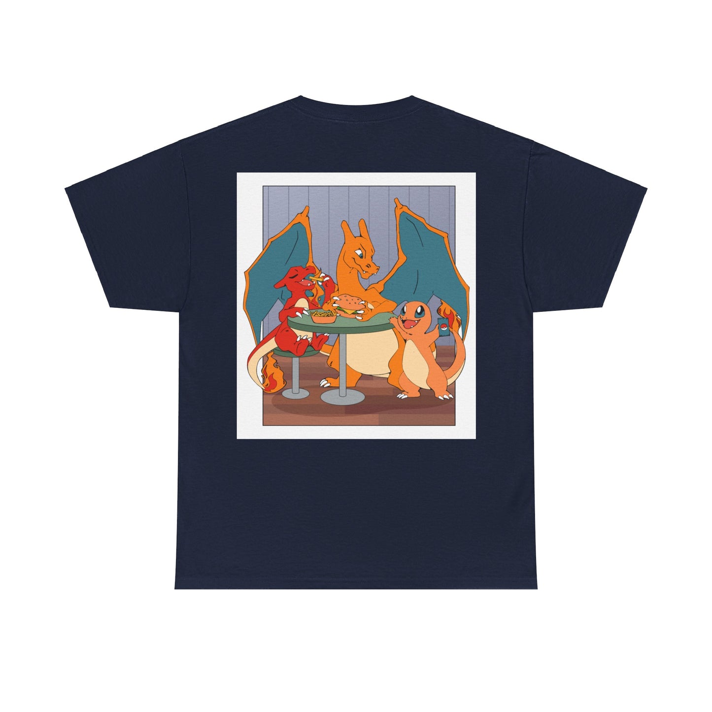 Charizard Family Lunch - Unisex Heavy Cotton Tee