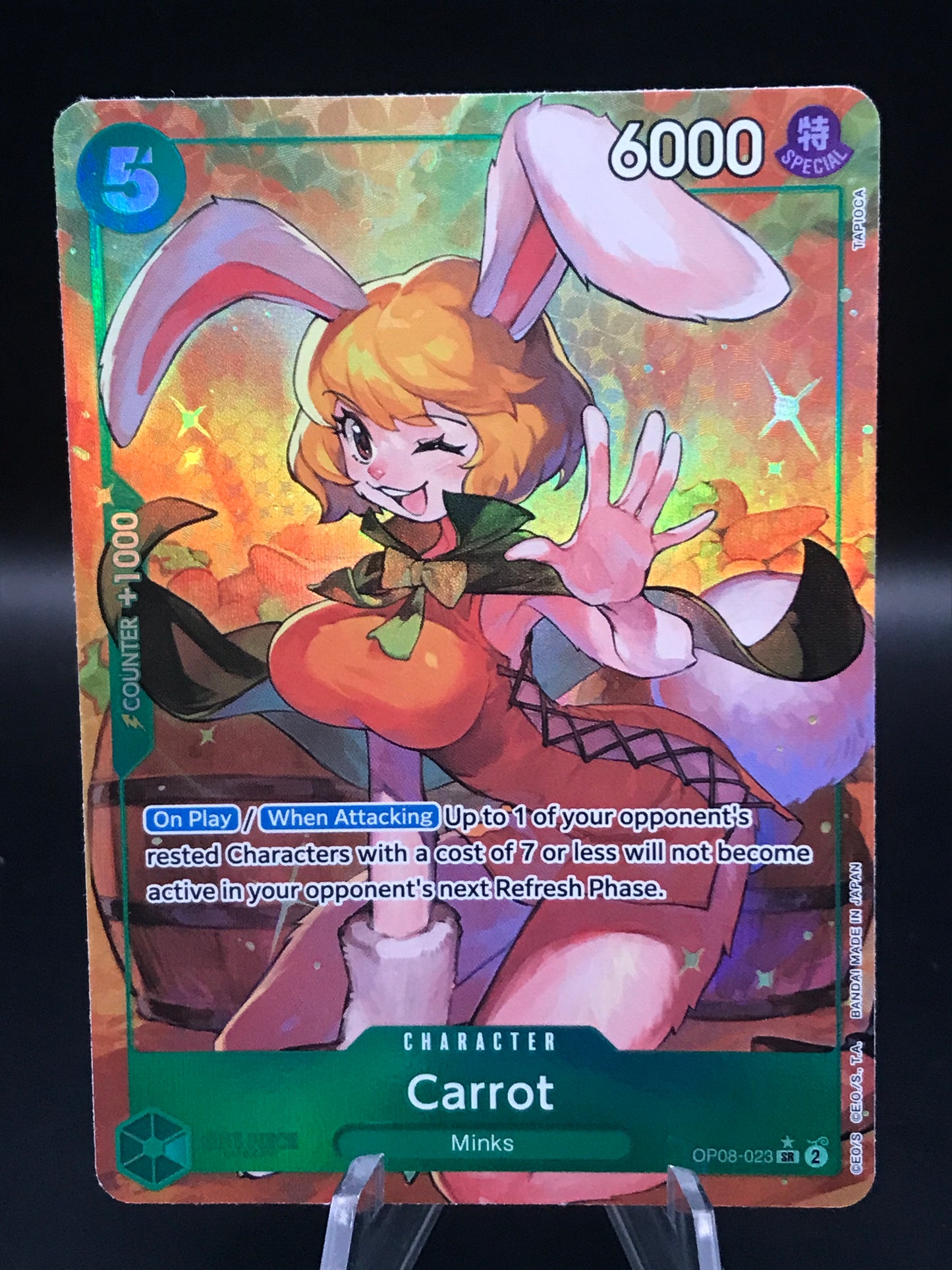 One Piece TCG: Queen OP08-023 SR Two Legends