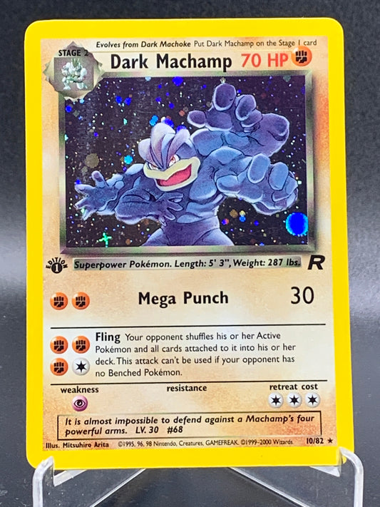 Pokémon TCG: 1999 Dark Machamp 10/82 Team Rocket