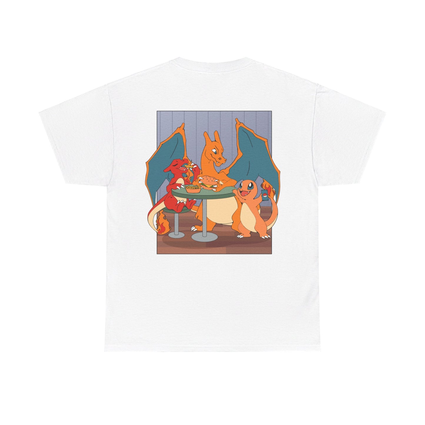 Charizard Family Lunch - Unisex Heavy Cotton Tee