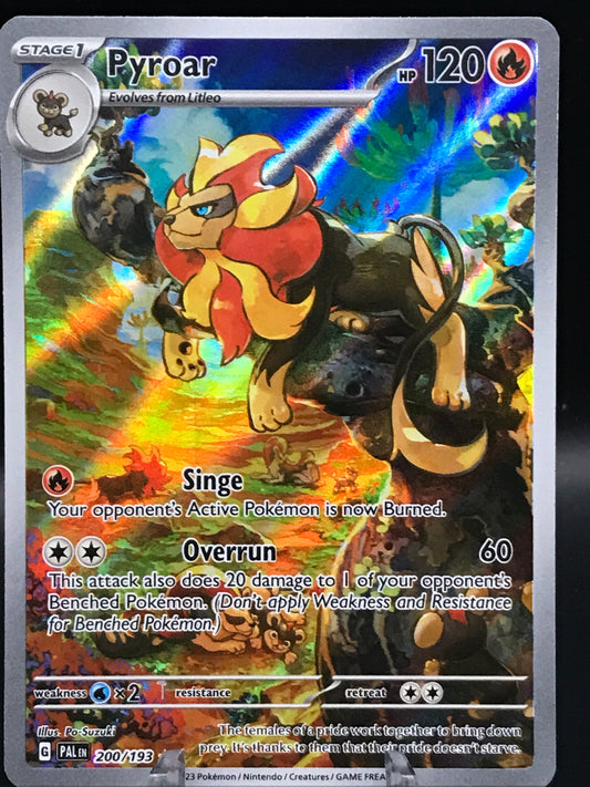 Pokemon TCG: 2023 Pyroar 200/193 Paldea Evolved