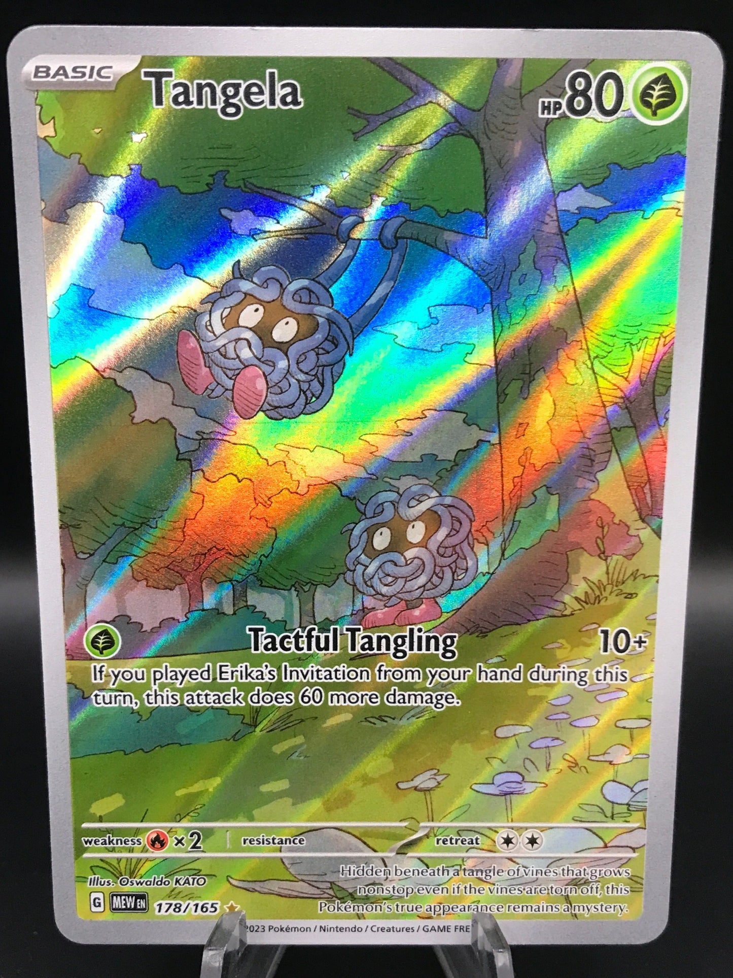 Pokémon TCG: 2023 Tangela 178/165 Scarlet & Violet 151