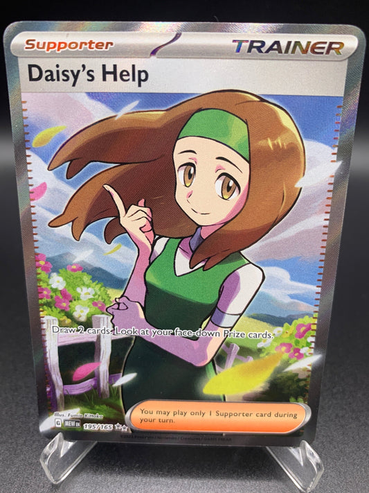 Pokémon TCG: 2023 Daisy’s Help 195/165 Pokemon 151 Full Art