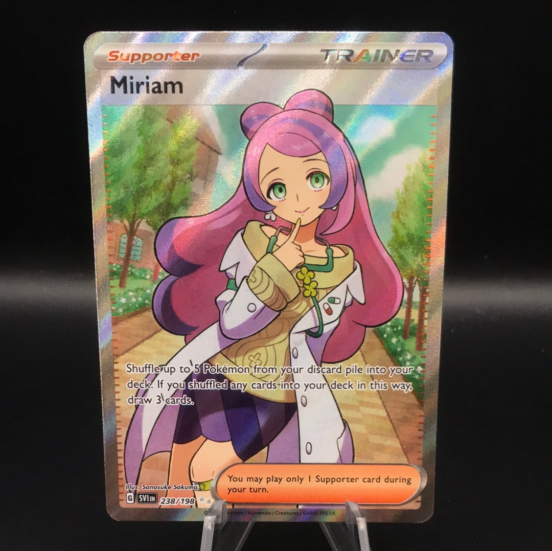 Pokemon TCG 2023 Miriam 238/198 S&V: Scarlet & Violet