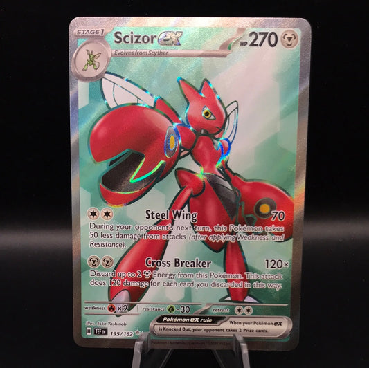 Pokémon TCG: 2024 Scizor Ex 195/162 S&V: Temporal Forces