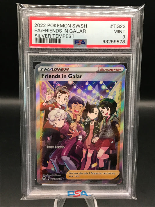 PSA 9 Pokémon TCG: 202 Friends in Galar TG23/TG30 Silver Tempest Trainer Gallery