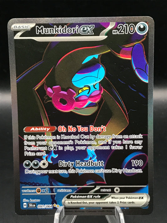 Pokemon TCG 2024 Munkidori ex 091/064 S&V: Shrouded Fable