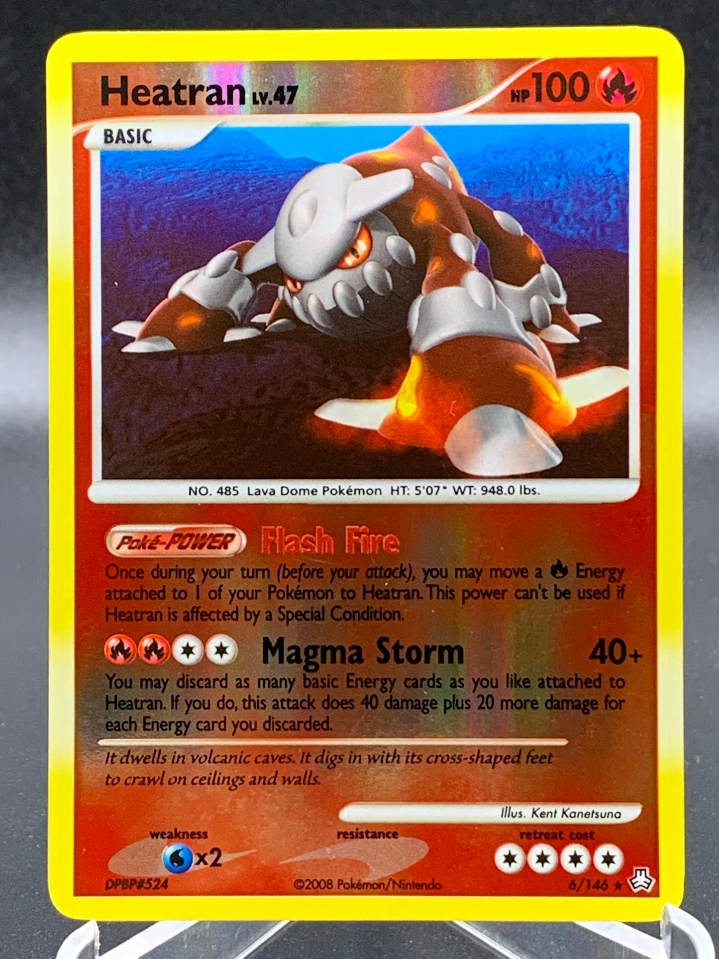 Pokémon TCG: 2008 Heatran LV.47 6/146 D&P: Legends Awakened