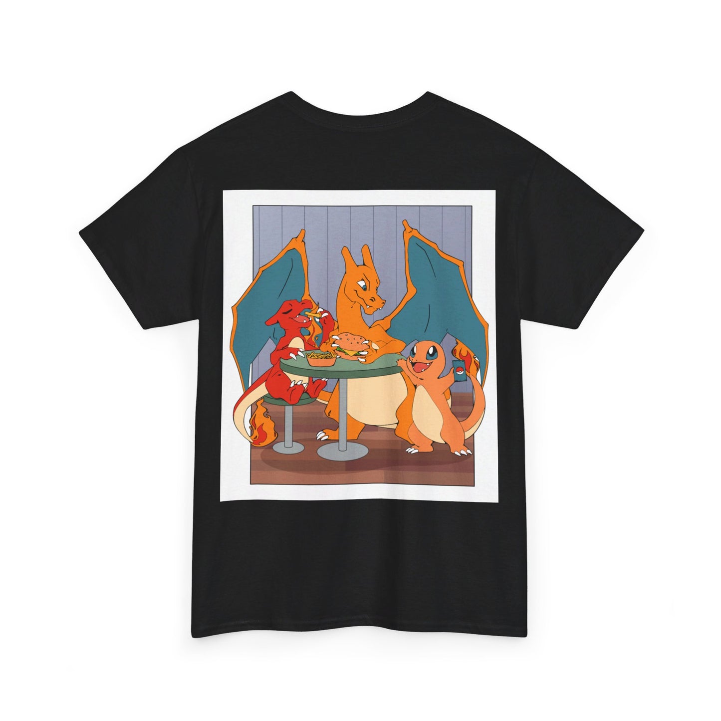 Charizard Family Lunch - Unisex Heavy Cotton Tee