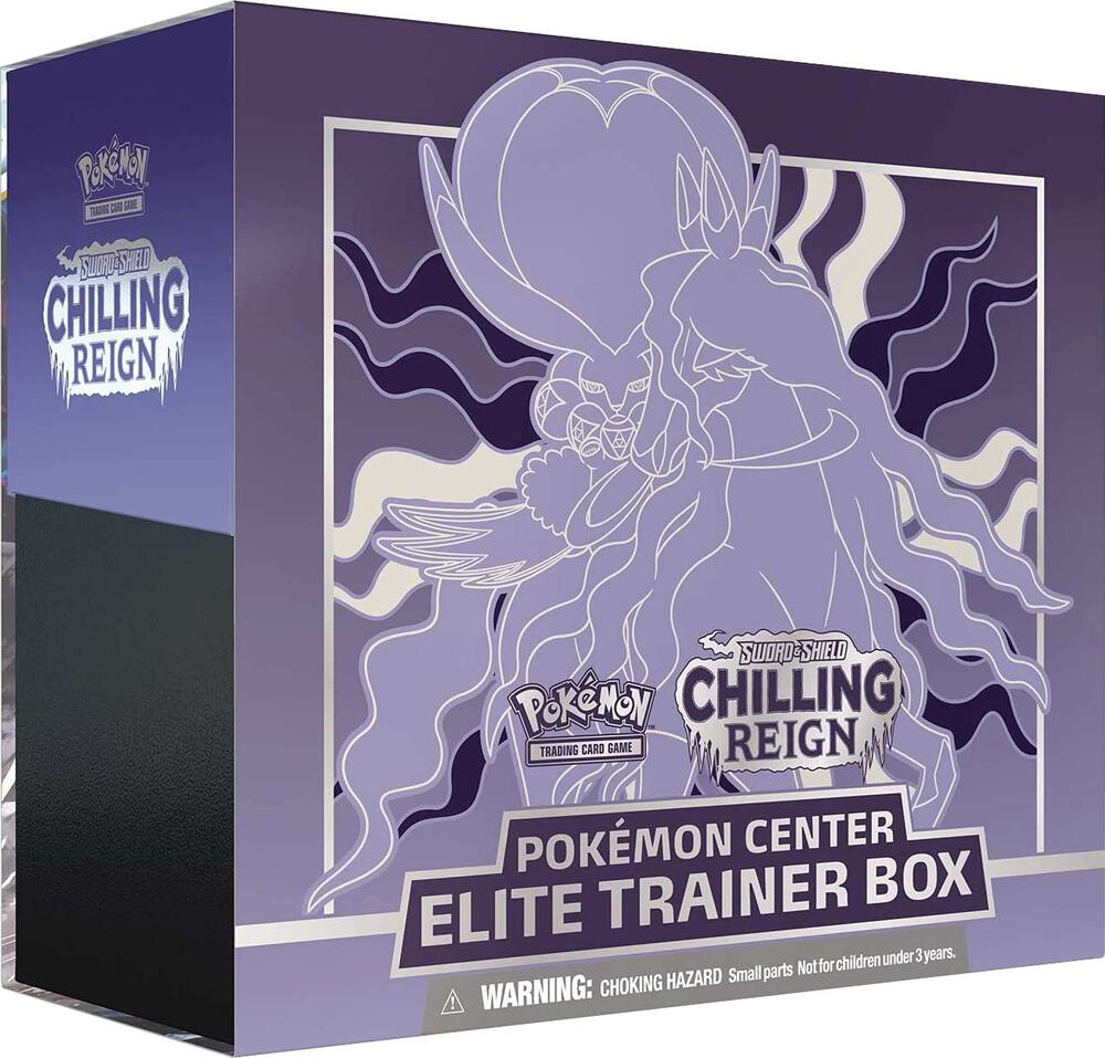 Pokémon TCG: Sword & Shield Chilling Reign - Pokémon Center Exclusive Elite Trainer Box - Shadow Rider