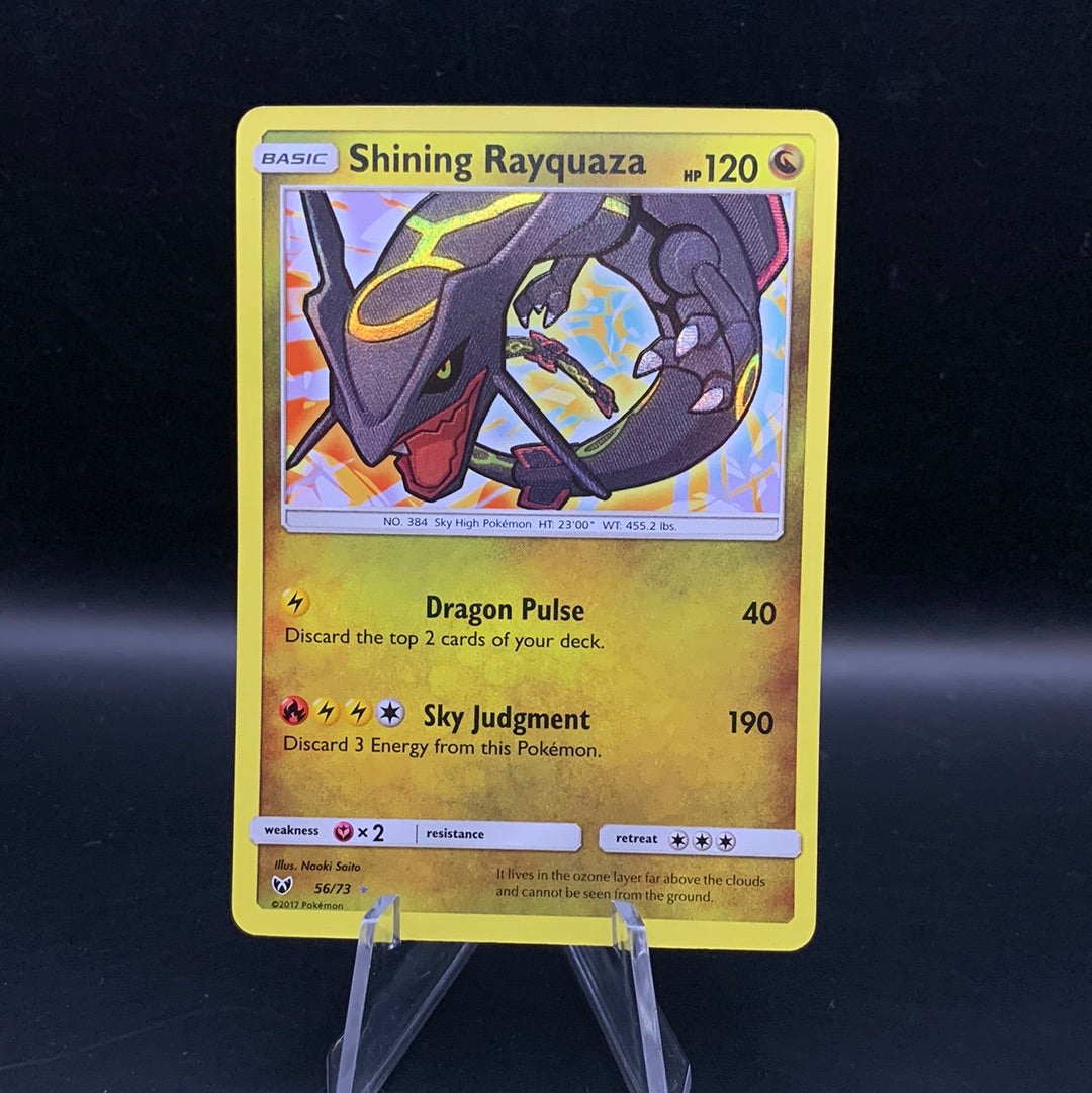 Pokémon TCG: 2017 Shining Rayquaza 56/73 Shining Legends Holo