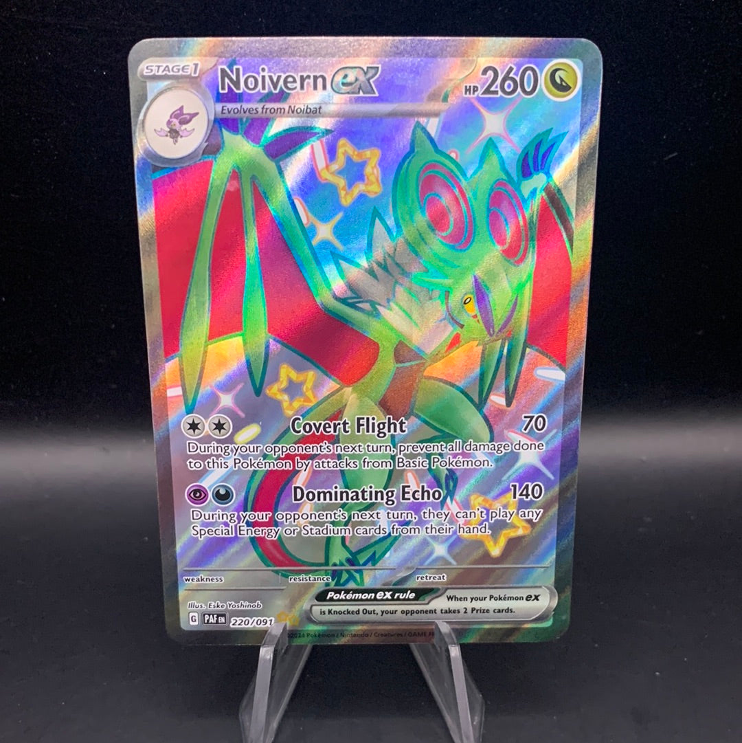 Pokémon TCG 2024 Noivern ex 220/091 S&V Paldean Fates Shiny Full Art