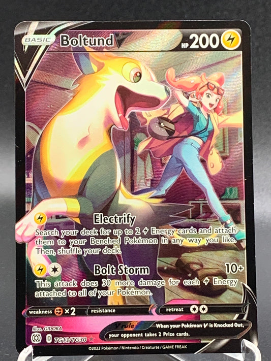 Pokémon TCG: 2022 Boltund V TG13/TG30 Brilliant Stars Trainer Gallery