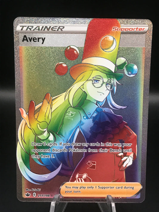 Pokemon TCG 2021 Avery 211/198 Chilling Reign Rainbow