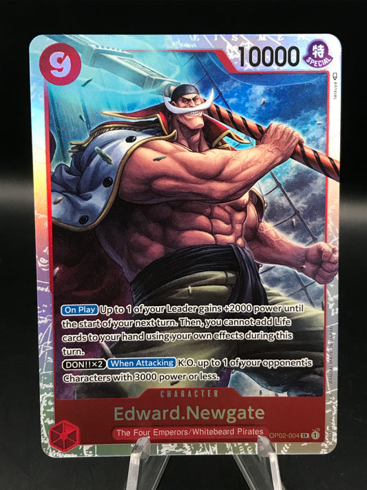 One Piece TCG: Edward.Newgate OP02-004 SR Paramount War