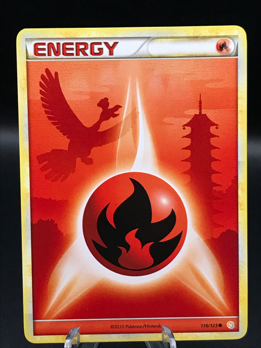 Pokémon TCG: 2010 Fire Energy 116/123 HeartGold SoulSilver