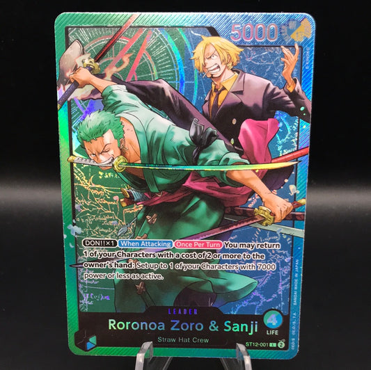 One Piece TCG: Roronoa Zoro & Sanji ST12-001 Zoro and Sanji