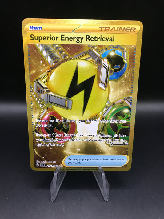 Pokémon TCG: 2023 Superior Energy Retrieval 277/193 Paldea Evolved Gold