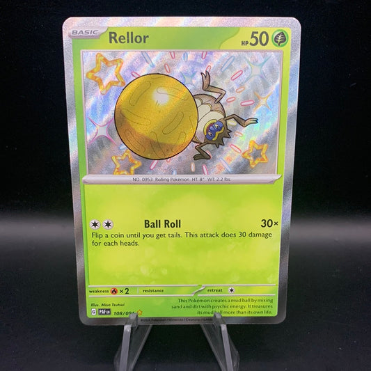 Pokémon TCG: 2024 Rellor 108/091 S&V Paldean Fates Baby Shiny