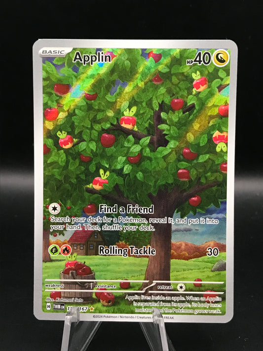 Pokemon TCG: 2024 Applin 185/167 S&V: Twilight Masquerade