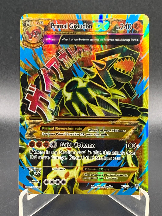 Pokemon TCG 2015 Primal Groundon Ex 97/98 XY: Ancient Origins