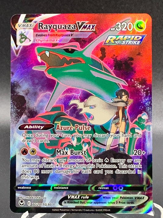 Pokémon TCG: 2022 Rayquaza VMAX TG20/TG30 Silver Tempest