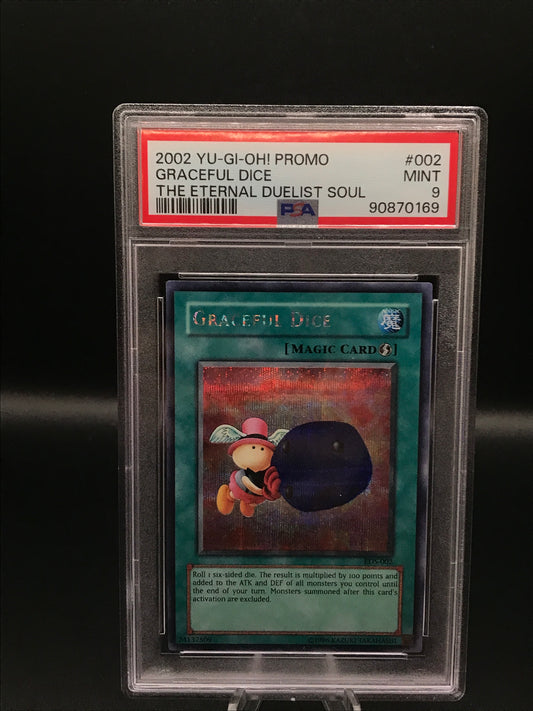 PSA 9 Yu-Gi-Oh! TCG: 2002 Graceful Dice EDS-002 The Eternal Duelist Soul