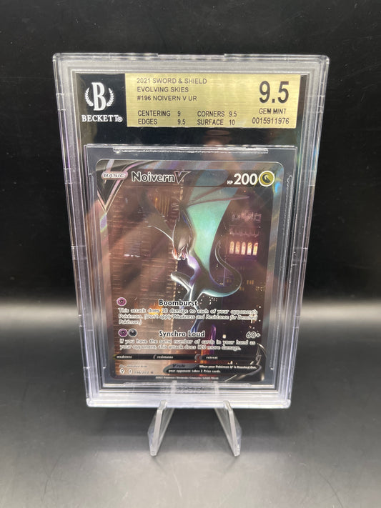 BGS 9.5 Pokémon TCG: 2021 Noivern V 196/203 Evolving Skies Alt Art