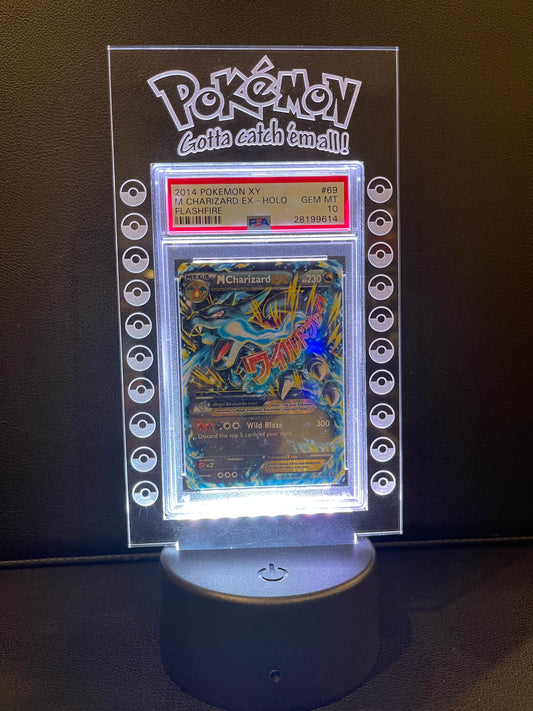 Acrylic Light Stand Pokémon Graded Card LED