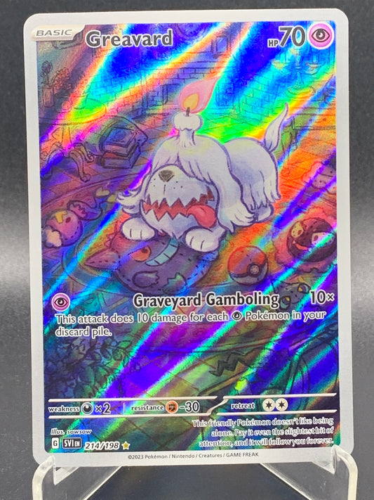 Pokémon TCG: 2023 Greavard 214/198 Scarlet & Violet