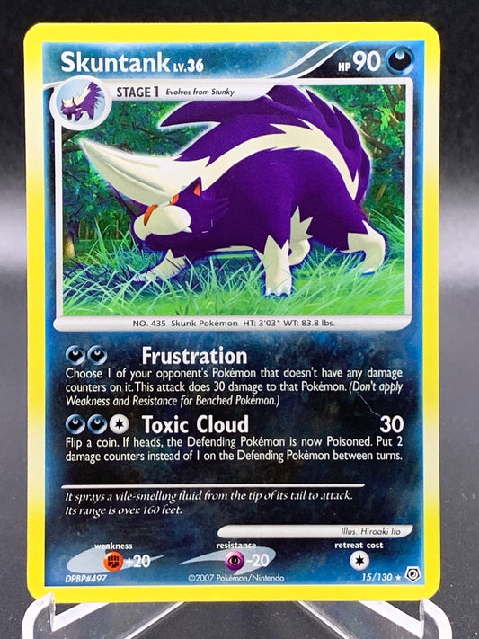 Pokémom TCG: 2008 Skuntank LV.36 - 15/130- Diamond & Pearl