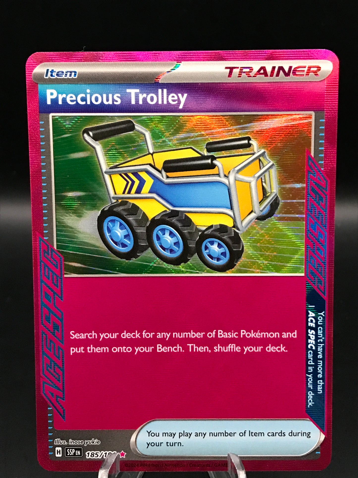 Pokémon TCG 2024 Precious Trolley 185/191 S&V: Surging Sparks