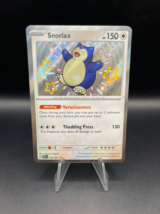 Pokemon TCG: 2024 Snorlax 202/091 S&V Paldean Fates