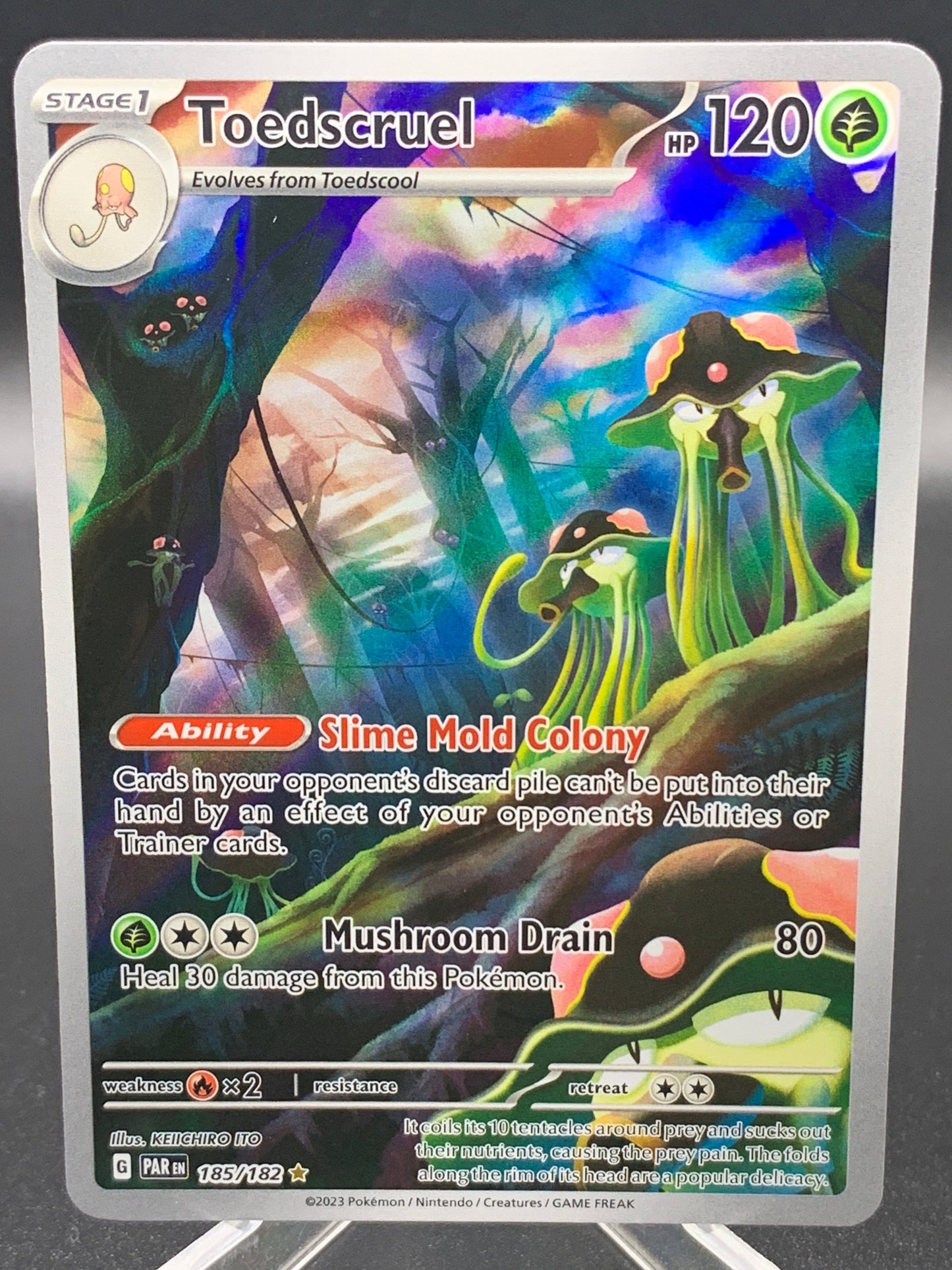 Pokemon TCG: 2023 Toedscruel 185/182 Paradox Rift