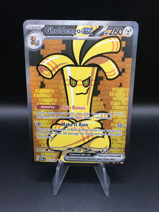 Pokémon TCG: 2023 Gholdengo ex 252/182 S&V Paradox Rift Alt Art