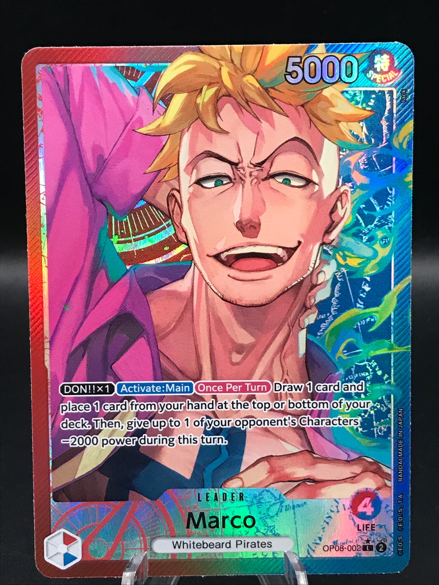 One Piece TCG: Marco OP08-002 L Two Legends