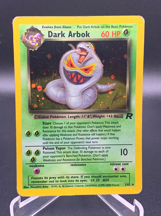 Pokémon TCG: 2000 Dark Arbok 2/82 Unlimited Holo