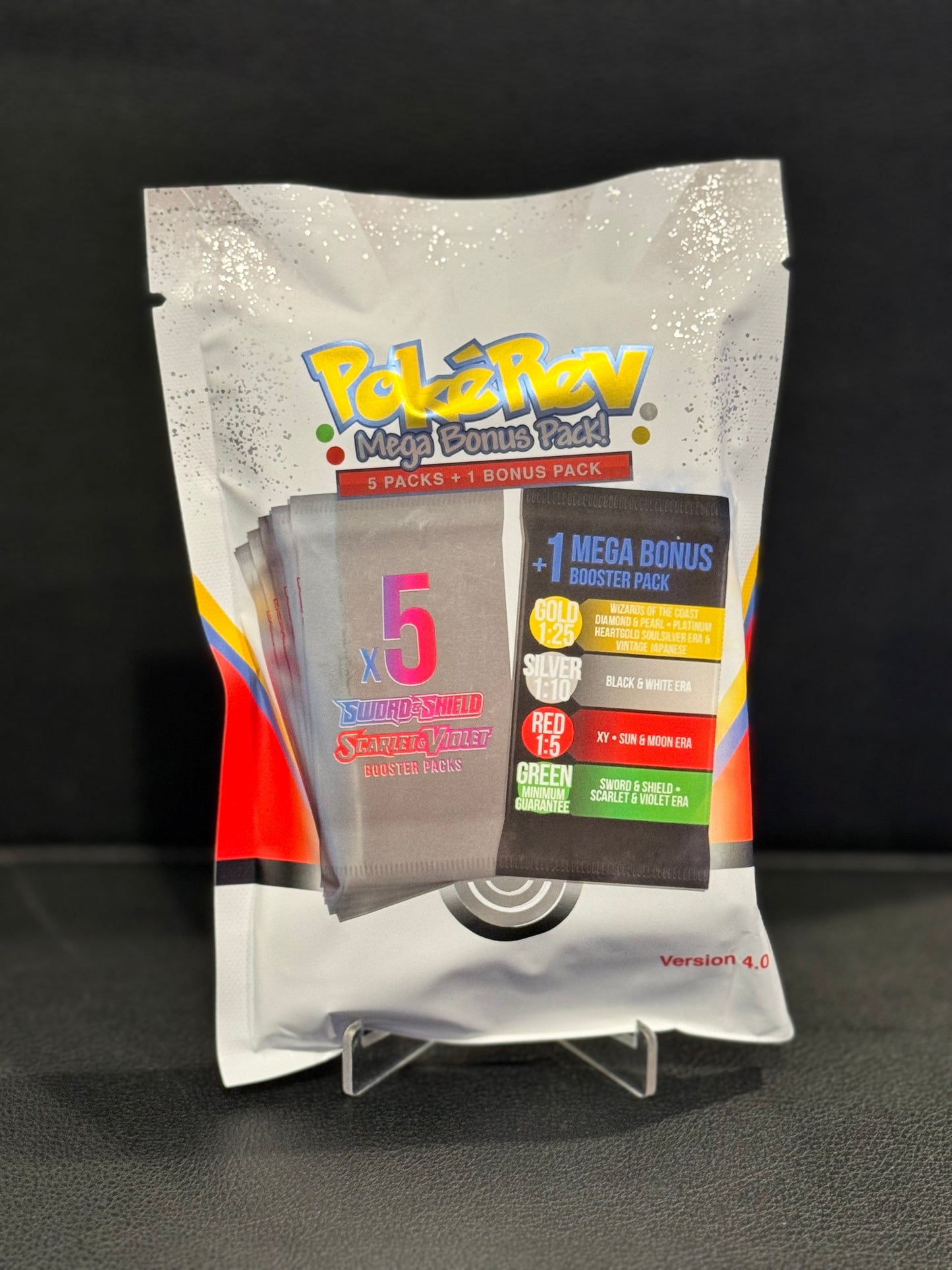 PokéRev Pack 4.0 (5 Booster Packs + 1 Mega Bonus Pack)