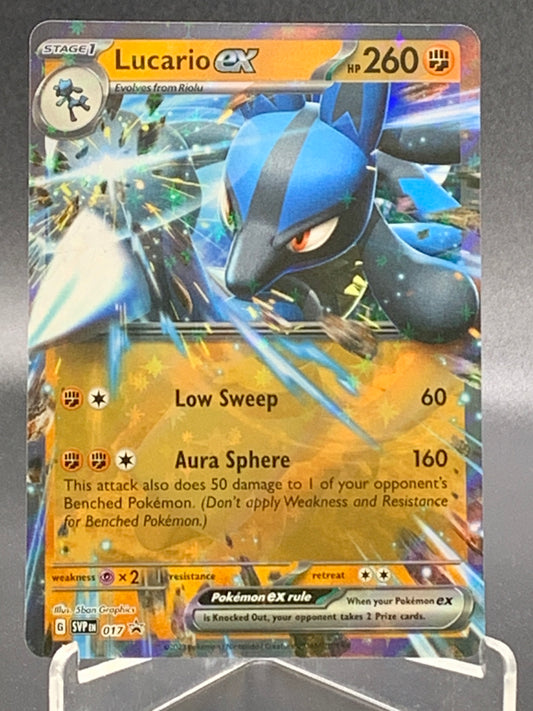 Pokemon TCG: 2023 Lucario EX #017 Scarlet & Violet Promos