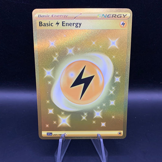 Pokémon TCG: 2023 Lightning Energy 257/198 Scarlet & Violet Gold