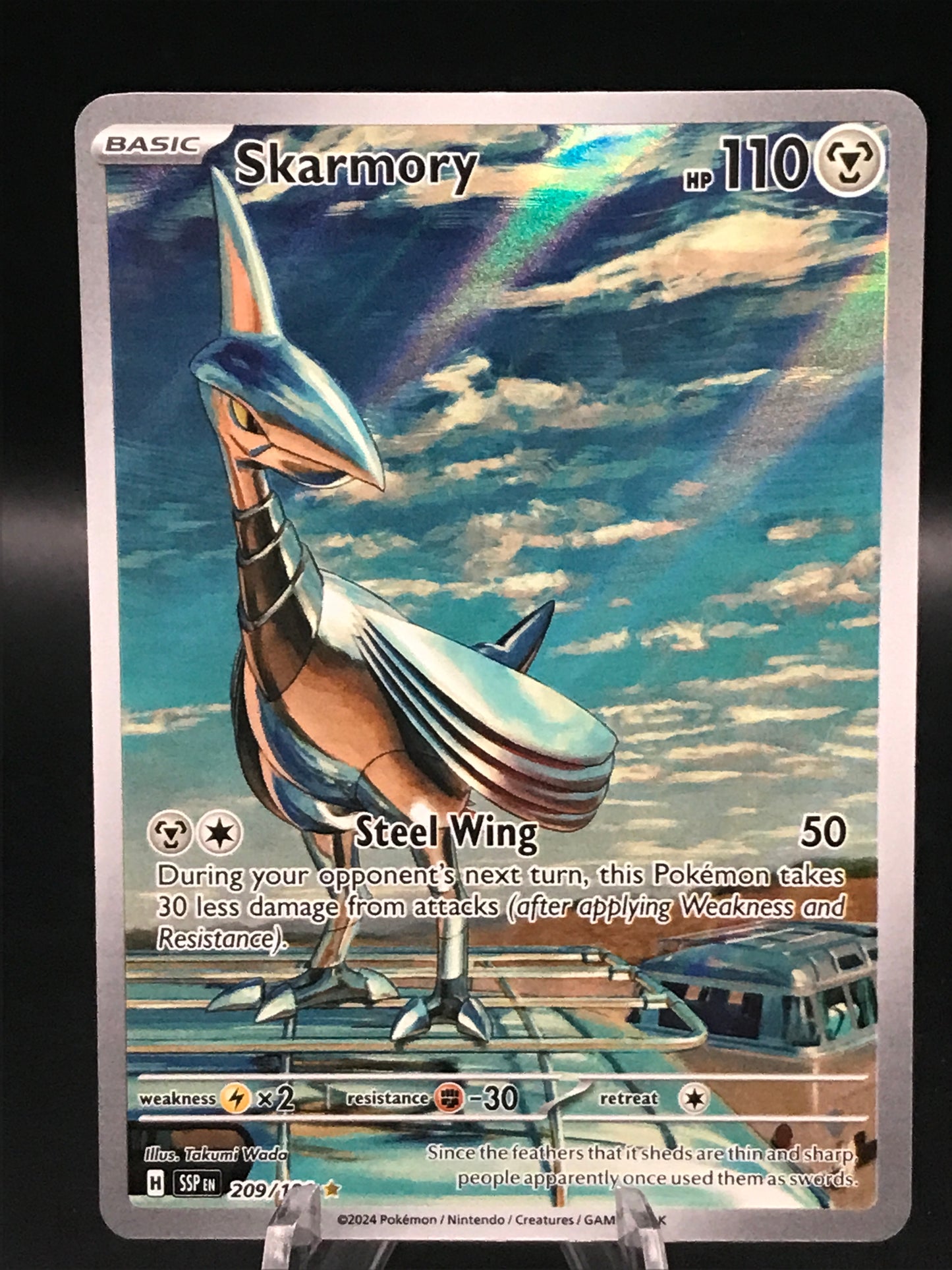 Pokémon TCG 2024 Skarmory 209/191 S&V: Surging Sparks