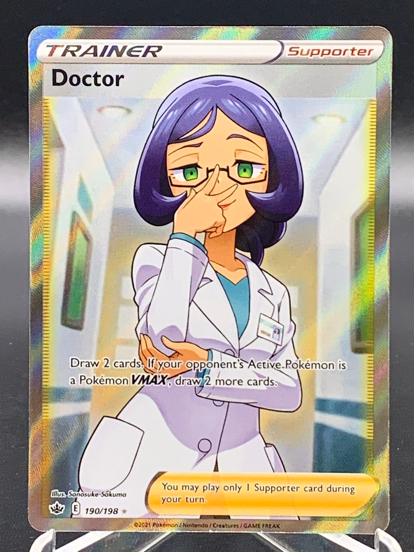 Pokemon TCG: 2021 Doctor 190/198 S&S: Chilling Reign